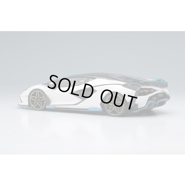 画像3: EIDOLON COLLECTION 1/43 Lamborghini Sian FKP 37 2019 with Stripe White / Visible Carbon Limited 100 pcs. (3)