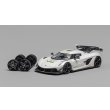 画像1: CM MODEL 1/64 Koenigsegg Jesko Attack Pearl White (1)
