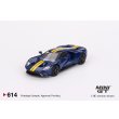画像2: MINI GT 1/64 Ford GT Sunoco Blue (LHD) (2)