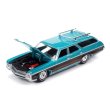 画像2: auto world 1/64 1970 Chevy Kingswood Estate Wagon Turquoise/Woody (2)