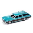 画像1: auto world 1/64 1970 Chevy Kingswood Estate Wagon Turquoise/Woody (1)