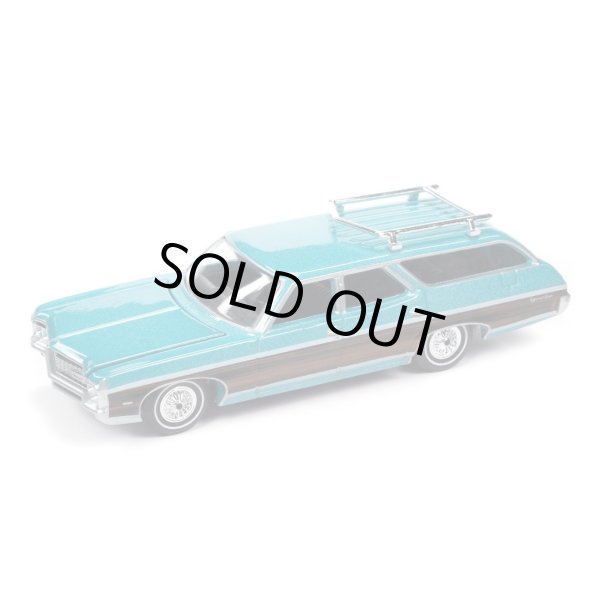 画像1: auto world 1/64 1970 Chevy Kingswood Estate Wagon Turquoise/Woody (1)