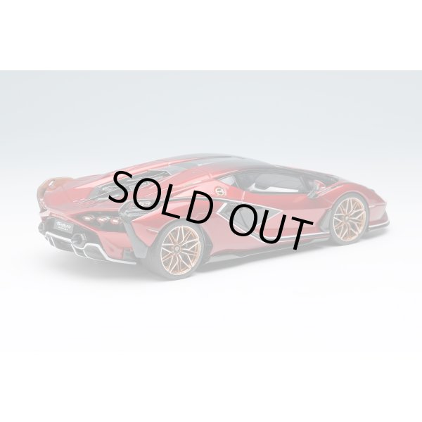画像4: EIDOLON COLLECTION 1/43 Lamborghini Sian FKP 37 2019 with Stripe Rosso Efesto Limited 60 pcs. (4)
