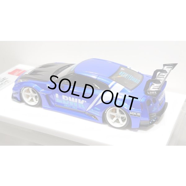 画像12: EIDOLON 1/43 LB Silhouette WORKS GT 35GT-RR (GT Wing Version) Lobellia Blue Limited 30 pcs. (12)