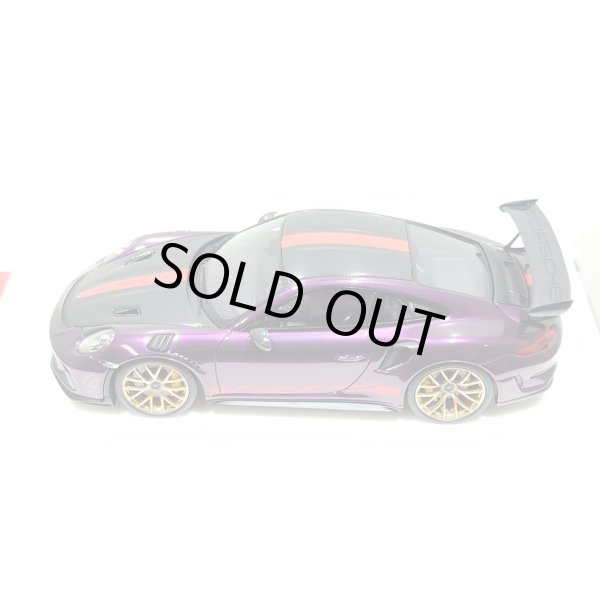 画像4: EIDOLON 1/43 Porsche 911 (991.2) GT3 RS Weissach package 2018 Alba Cielo with Body Stirpes Limited 33 pcs. (4)