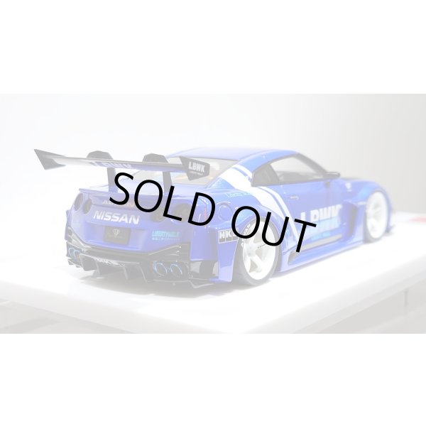 画像10: EIDOLON 1/43 LB Silhouette WORKS GT 35GT-RR (GT Wing Version) Lobellia Blue Limited 30 pcs. (10)
