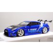 画像1: EIDOLON 1/43 LB Silhouette WORKS GT 35GT-RR (GT Wing Version) Lobellia Blue Limited 30 pcs. (1)