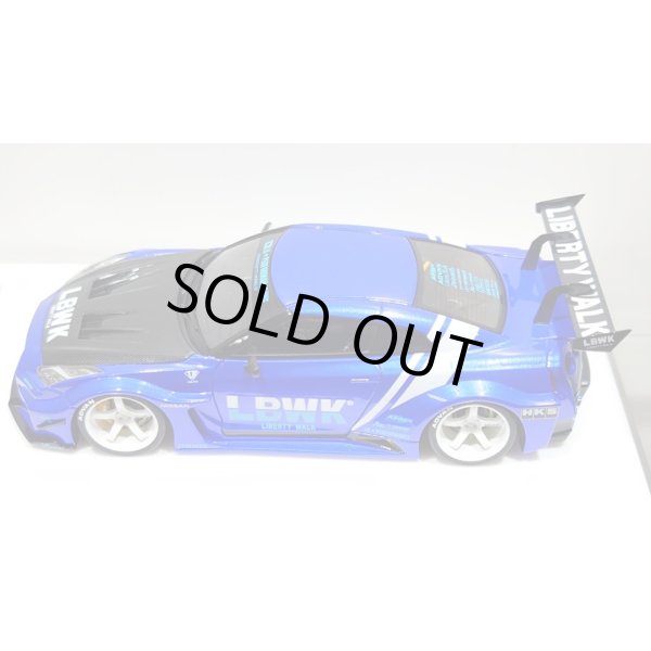 画像4: EIDOLON 1/43 LB Silhouette WORKS GT 35GT-RR (GT Wing Version) Lobellia Blue Limited 30 pcs. (4)