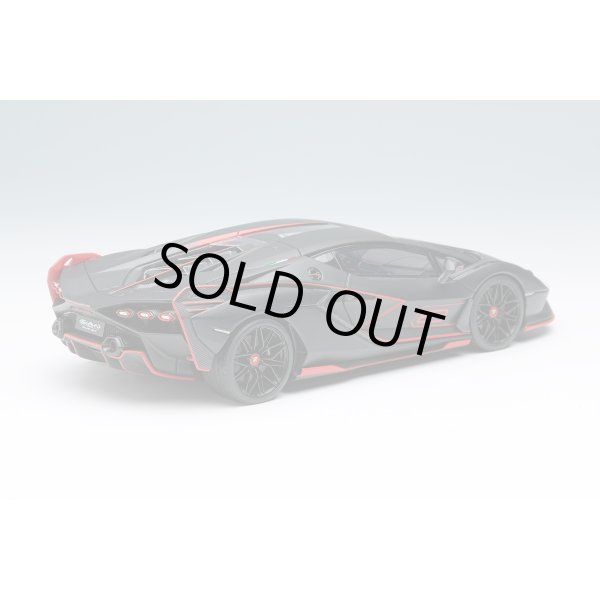 画像4: EIDOLON COLLECTION 1/43 Lamborghini Sian FKP 37 2019 with Stripe Nero Nemesis Limited 60 pcs. (4)