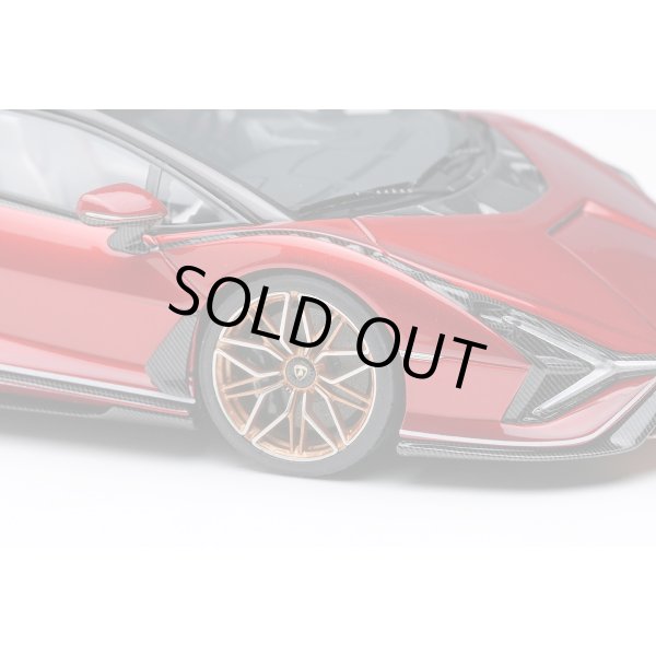 画像7: EIDOLON COLLECTION 1/43 Lamborghini Sian FKP 37 2019 with Stripe Rosso Efesto Limited 60 pcs. (7)
