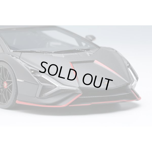 画像6: EIDOLON COLLECTION 1/43 Lamborghini Sian FKP 37 2019 with Stripe Nero Nemesis Limited 60 pcs. (6)