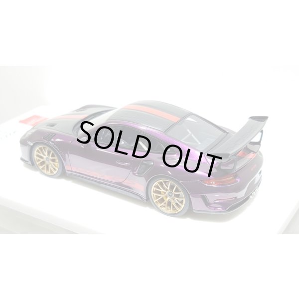 画像12: EIDOLON 1/43 Porsche 911 (991.2) GT3 RS Weissach package 2018 Alba Cielo with Body Stirpes Limited 33 pcs. (12)