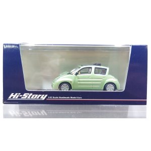 画像: Hi Story 1/43 Toyota WiLL Vi (2000) Yellow Green Metallic Opal