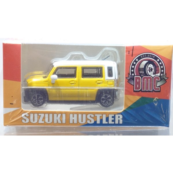 画像3: BM CREATIONS 1/64 Suzuki Hustler 2019 Active Yellow / White Top RHD (3)
