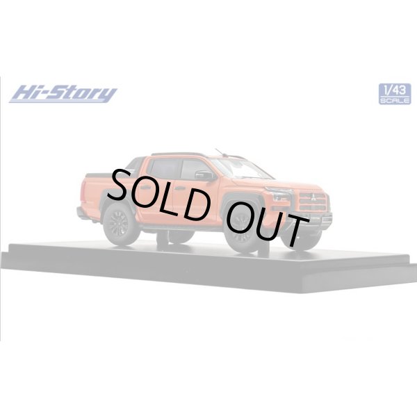 画像4: Hi Story 1/43 MITSUBISHI TRITON Double Cab 4WD (2024) Yamabuki Orange Metallic (4)