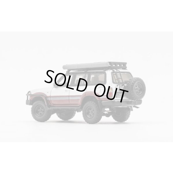画像4: Gaincorp Products 1/64 Toyota Land Cruiser LC80 - Retrofit Version - LHD Silver/Maroon Red (4)
