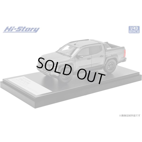 画像2: Hi Story 1/43 MITSUBISHI TRITON Double Cab 4WD (2024) Graphite Gray Metallic (2)