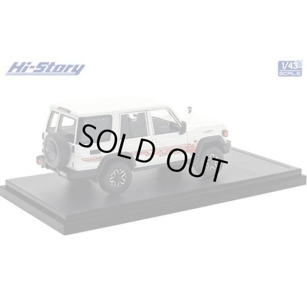 画像3: Hi Story 1/43 Toyota LAND CRUISER 70 AX (2023) Super White II with Stripe Tape (3)