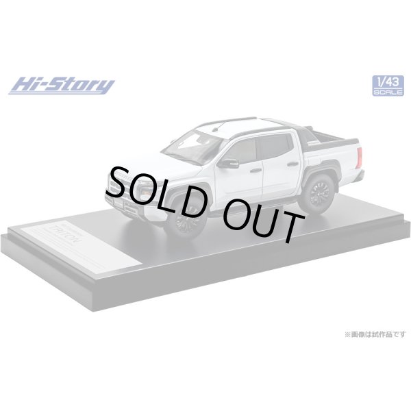 画像2: Hi Story 1/43 MITSUBISHI TRITON Double Cab 4WD (2024) White Diamond (2)
