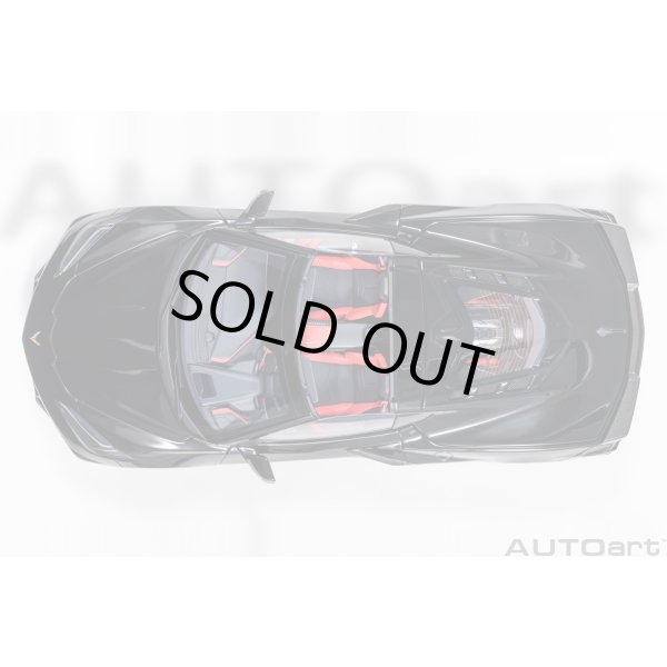 画像9: AUTOart 1/18 Chevrolet Corvette C8 Stingray Z51 (Black) (9)