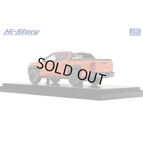 画像5: Hi Story 1/43 MITSUBISHI TRITON Double Cab 4WD (2024) Yamabuki Orange Metallic (5)
