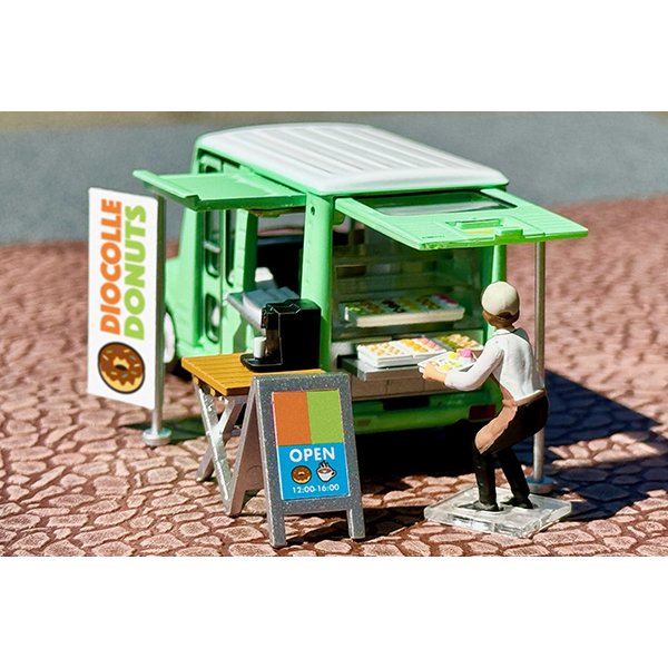画像4: TOMYTEC 1/64 Diorama Collection #CarSnap24a Donut Shop (4)