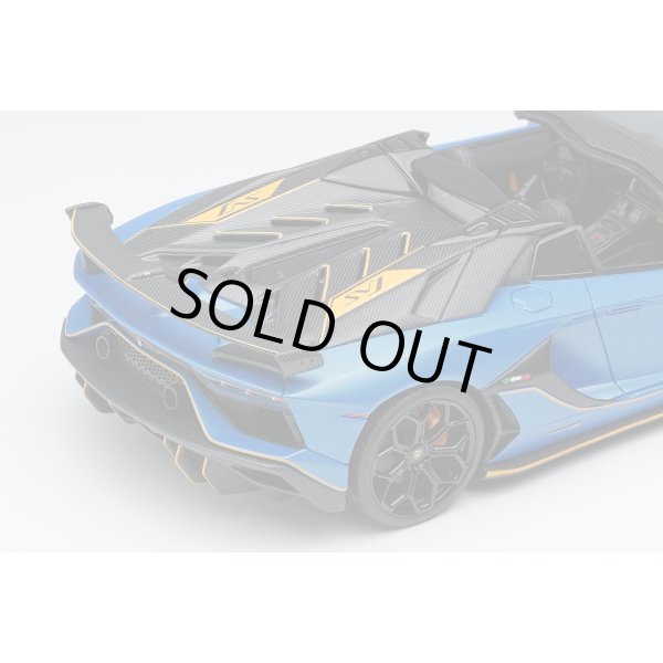 画像8: EIDOLON COLLECTION 1/43 Lamborghini Aventador SVJ 63 Roadster 2019 Blue Arione Limited 63 pcs. (8)