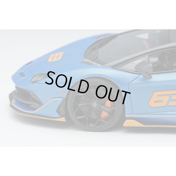 画像10: EIDOLON COLLECTION 1/43 Lamborghini Aventador SVJ 63 Roadster 2019 Blue Arione Limited 63 pcs. (10)