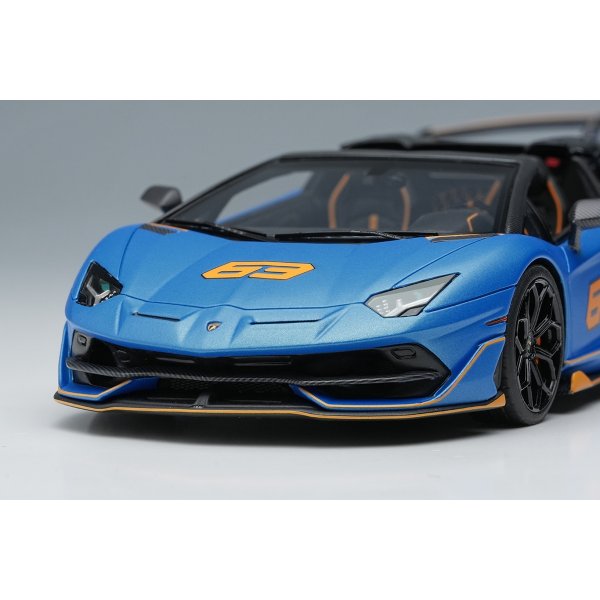 画像12: EIDOLON COLLECTION 1/43 Lamborghini Aventador SVJ 63 Roadster 2019 Blue Arione Limited 63 pcs. (12)