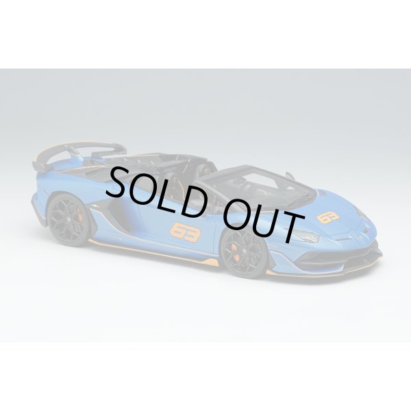 画像5: EIDOLON COLLECTION 1/43 Lamborghini Aventador SVJ 63 Roadster 2019 Blue Arione Limited 63 pcs. (5)