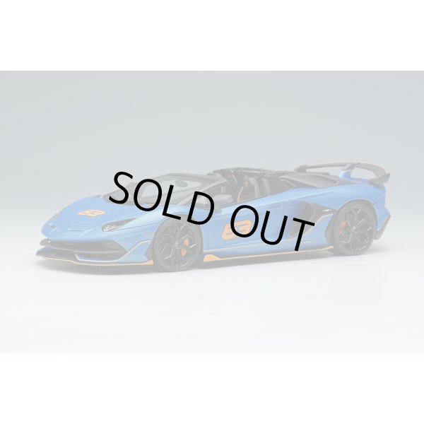 画像2: EIDOLON COLLECTION 1/43 Lamborghini Aventador SVJ 63 Roadster 2019 Blue Arione Limited 63 pcs. (2)
