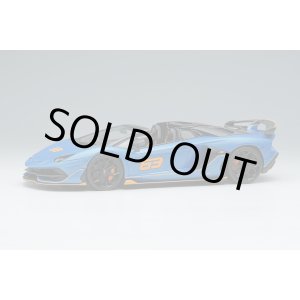 画像: EIDOLON COLLECTION 1/43 Lamborghini Aventador SVJ 63 Roadster 2019 Blue Arione Limited 63 pcs.