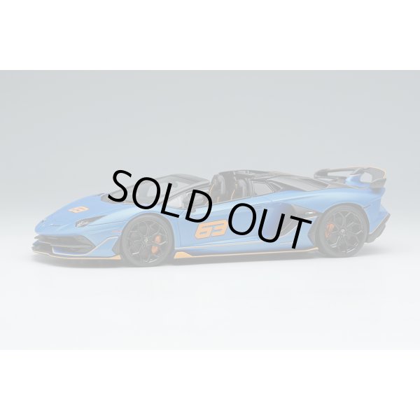 画像1: EIDOLON COLLECTION 1/43 Lamborghini Aventador SVJ 63 Roadster 2019 Blue Arione Limited 63 pcs. (1)