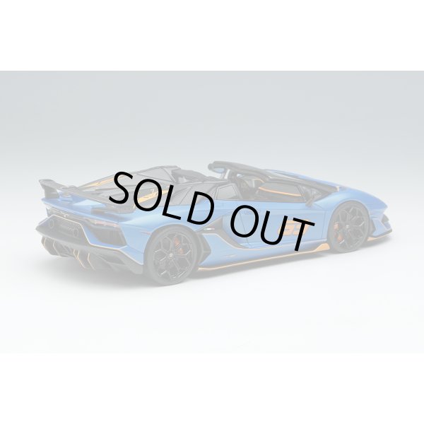 画像4: EIDOLON COLLECTION 1/43 Lamborghini Aventador SVJ 63 Roadster 2019 Blue Arione Limited 63 pcs. (4)