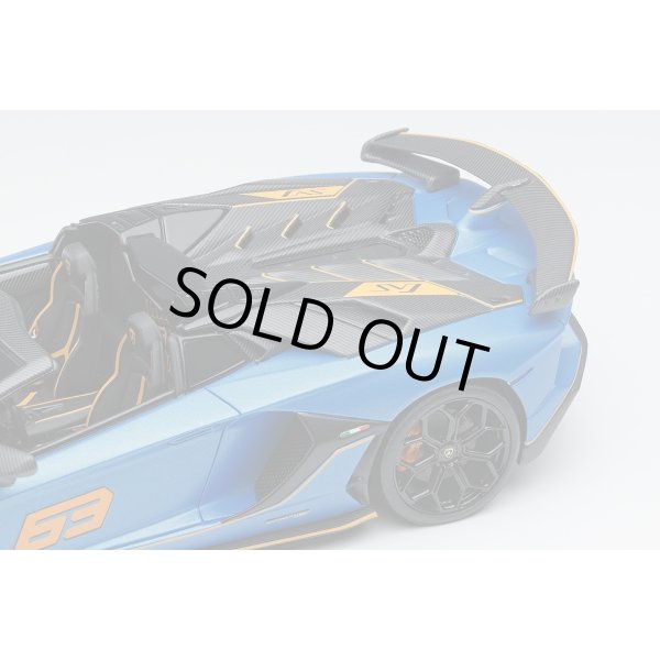 画像7: EIDOLON COLLECTION 1/43 Lamborghini Aventador SVJ 63 Roadster 2019 Blue Arione Limited 63 pcs. (7)
