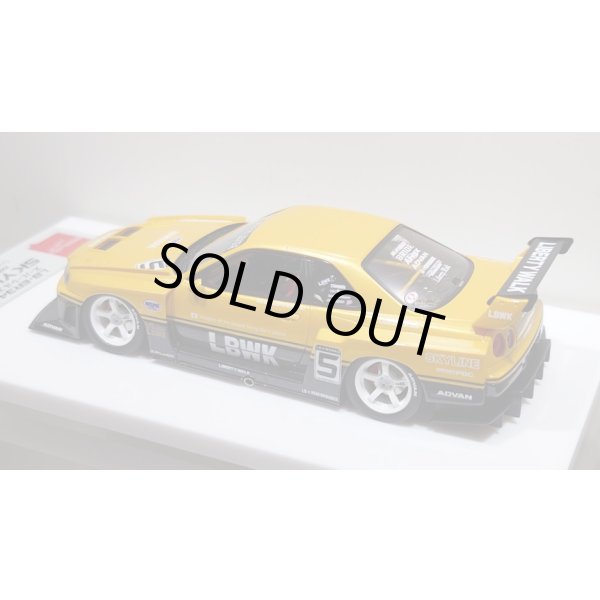 画像12: EIDOLON 1/43 LB-ER34 Super Silhouette SKYLINE Grande Giallo Pearl / Gummetallic Tow-tone color Limited 32 pcs. (12)