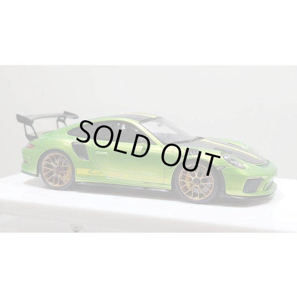 画像5: EIDOLON 1/43 Porsche 911 (991.2) GT3 RS Weissach package 2018 Giallo Verde Pearl with Body Stirpes Limited 32 pcs. (5)