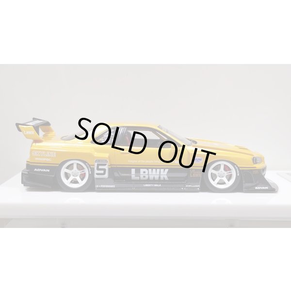 画像6: EIDOLON 1/43 LB-ER34 Super Silhouette SKYLINE Grande Giallo Pearl / Gummetallic Tow-tone color Limited 32 pcs. (6)