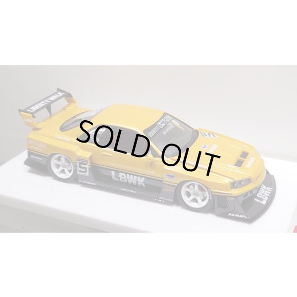 画像11: EIDOLON 1/43 LB-ER34 Super Silhouette SKYLINE Grande Giallo Pearl / Gummetallic Tow-tone color Limited 32 pcs. (11)