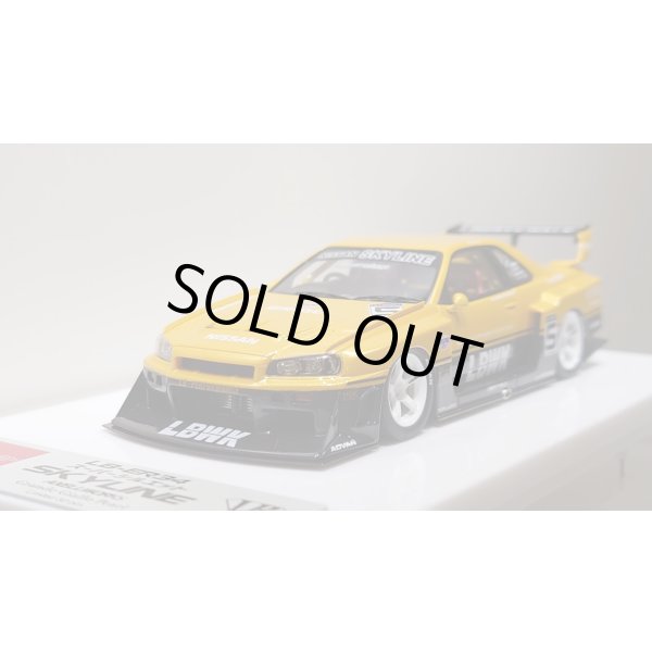 画像9: EIDOLON 1/43 LB-ER34 Super Silhouette SKYLINE Grande Giallo Pearl / Gummetallic Tow-tone color Limited 32 pcs. (9)