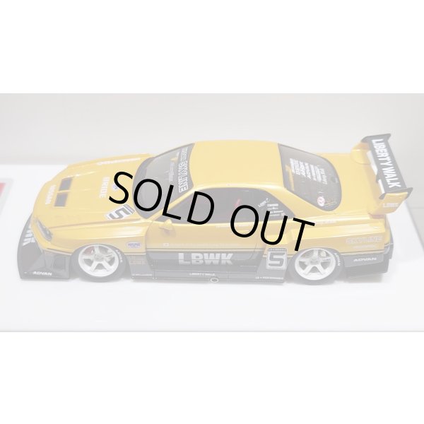 画像4: EIDOLON 1/43 LB-ER34 Super Silhouette SKYLINE Grande Giallo Pearl / Gummetallic Tow-tone color Limited 32 pcs. (4)