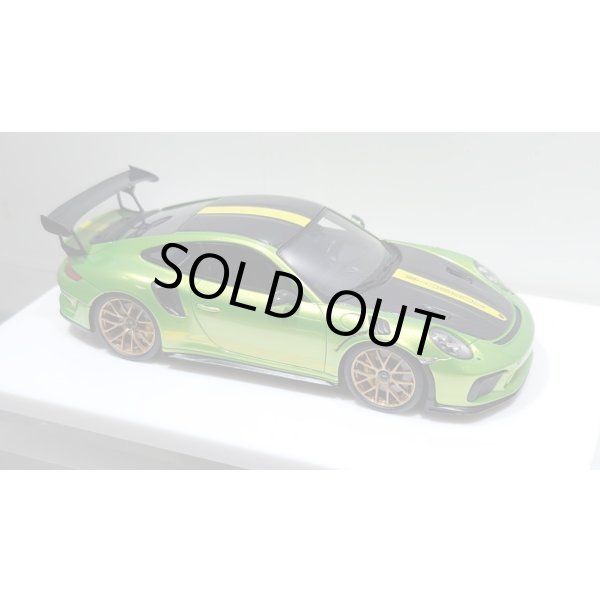 画像11: EIDOLON 1/43 Porsche 911 (991.2) GT3 RS Weissach package 2018 Giallo Verde Pearl with Body Stirpes Limited 32 pcs. (11)
