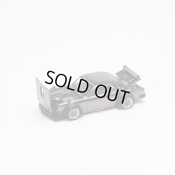 画像5: POP RACE 1/64 SKYLINE GT-R V8 DRIFT (HAKOSUKA) DARK CHROME (5)