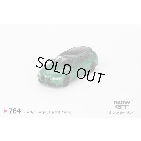 画像2: MINI GT 1/64 BMW M3 Competition Touring Isle of Man Green Metallic (RHD) (2)