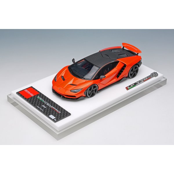 画像12: EIDOLON COLLECTION 1/43 Lamborghini Centenario LP770-4 2016 Rear Wing up Arancio Fuoco Limited 60 pcs. (12)