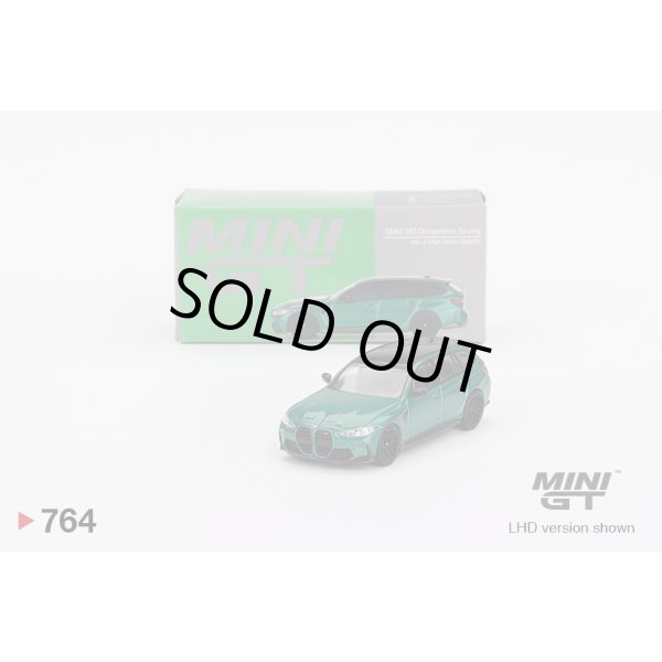 画像1: MINI GT 1/64 BMW M3 Competition Touring Isle of Man Green Metallic (RHD) (1)