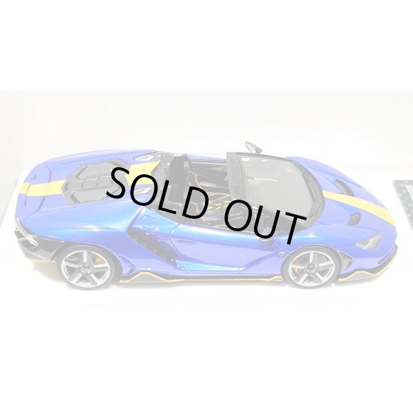 画像8: EIDOLON 1/43 Lamborghini Centenario Roadster LP770-4 2016 Lobellia Blue Limited 32 pcs. (8)