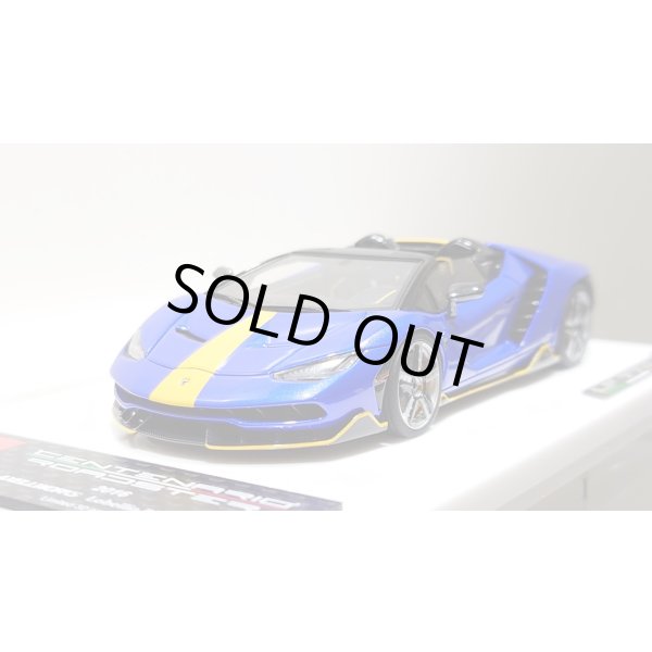 画像9: EIDOLON 1/43 Lamborghini Centenario Roadster LP770-4 2016 Lobellia Blue Limited 32 pcs. (9)