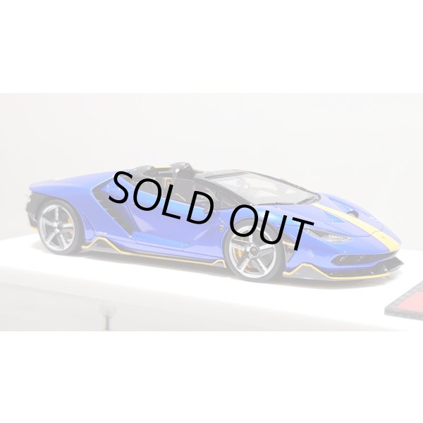 画像5: EIDOLON 1/43 Lamborghini Centenario Roadster LP770-4 2016 Lobellia Blue Limited 32 pcs. (5)