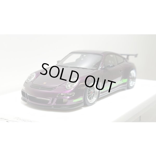 画像9: EIDOLON 1/43 Porsche 911 (997) GT3 RS 2007 (BBS LM Wheel)  Alba Cielo Limited 32 pcs. (9)